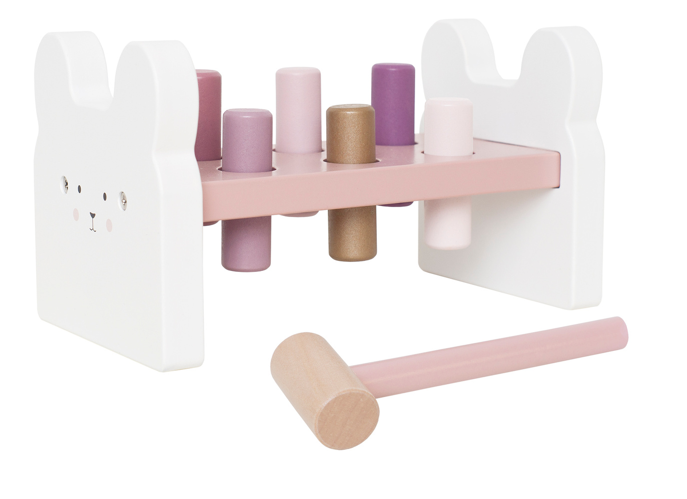 その他 Pingu Wooden Toy Hammer Game Pingu Wooden Toy Hammer Game